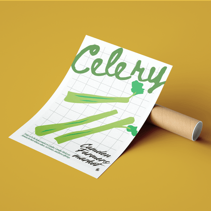 Celery Kitchen wall art Posters - 98typeskitchen Poster Wall Art
