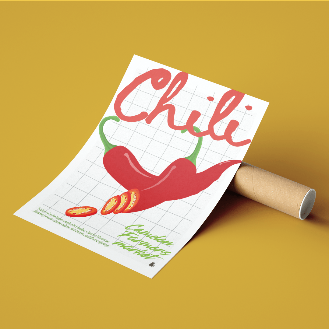 Chili Kitchen wall art Posters - 98typeskitchen Poster Wall Art