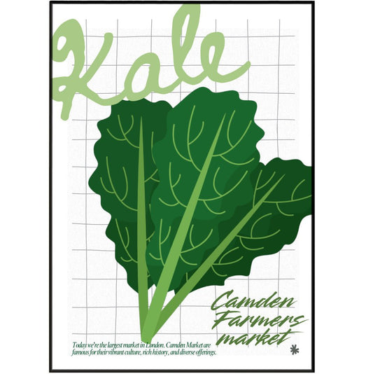 Kale kitchen wall art posters - 98typeskitchen Poster Wall Art