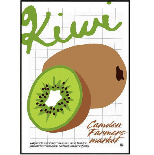 Kiwi kitchen wall art posters - 98typeskitchen Poster Wall Art