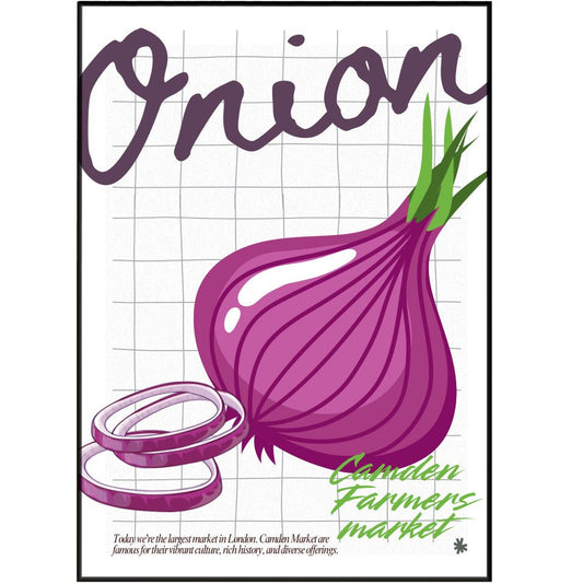 Onion kitchen wall art posters - 98typeskitchen Poster Wall Art