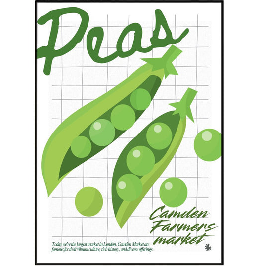 Peas kitchen wall art posters - 98typeskitchen Poster Wall Art