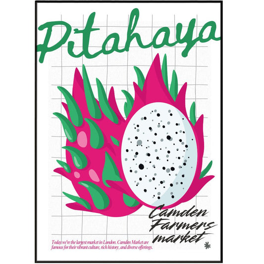 Pitahaya kitchen wall art posters - 98typeskitchen Poster Wall Art
