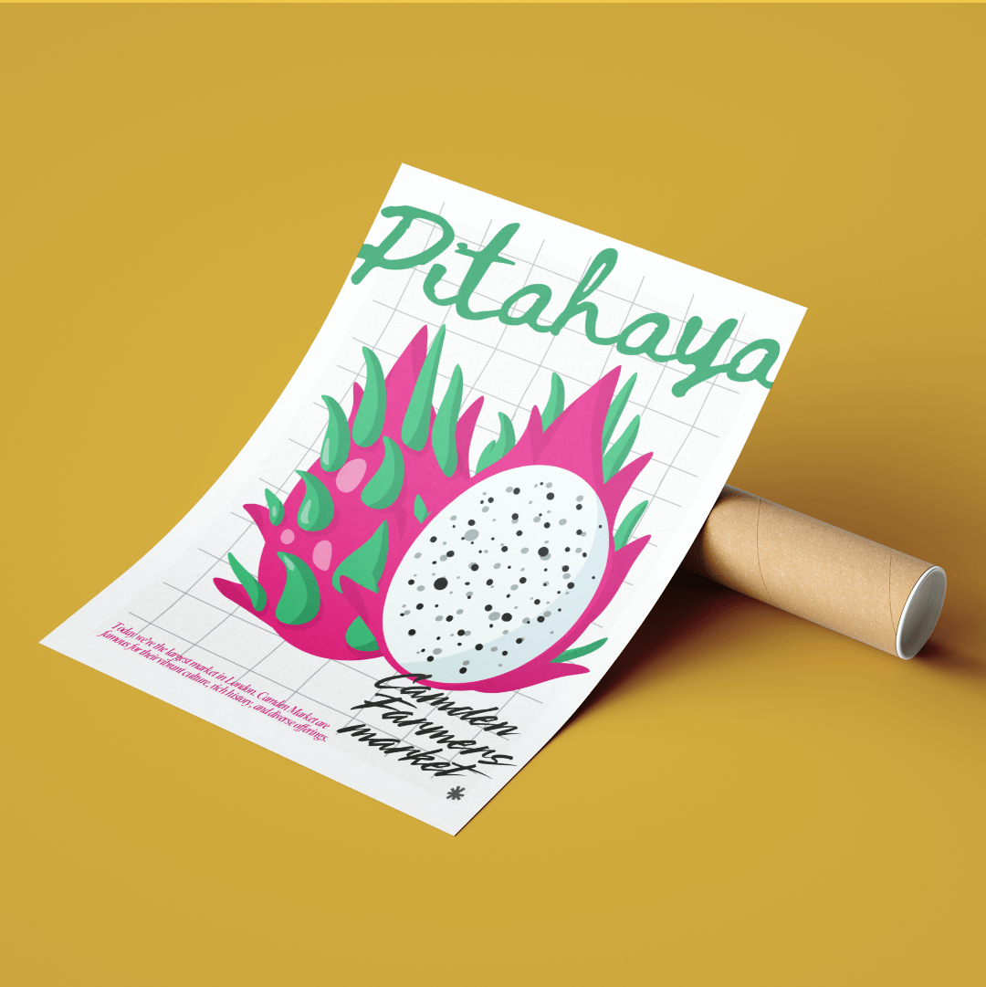 Pitahaya kitchen wall art posters - 98typeskitchen Poster Wall Art