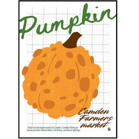 Pumpkin kitchen wall art posters - 98typeskitchen Poster Wall Art