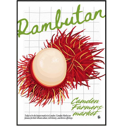 Rambutan kitchen wall art posters - 98typeskitchen Poster Wall Art