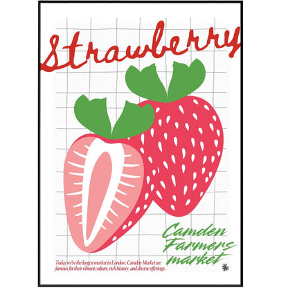 Strawberry kitchen wall art posters - 98typeskitchen Poster Wall Art