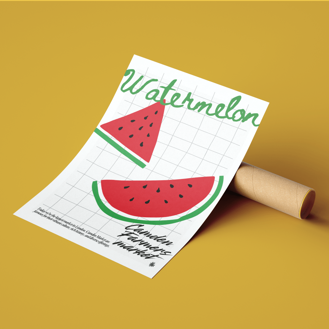 Watermelon kitchen wall art posters - 98typeskitchen Poster Wall Art