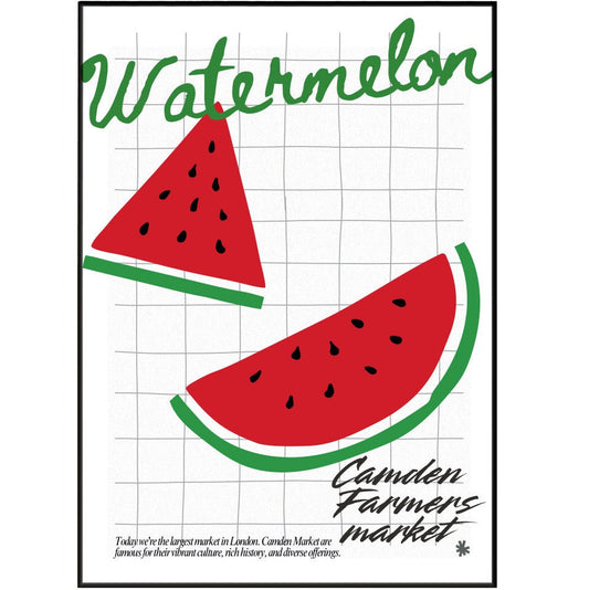 Watermelon kitchen wall art posters - 98typeskitchen Poster Wall Art