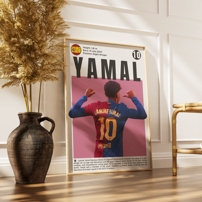 Lamine Yamal Football Posters