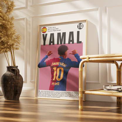 Lamine Yamal Football Posters