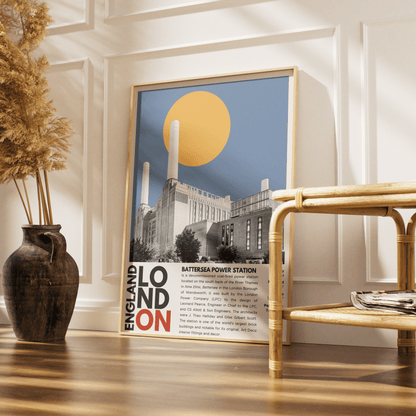 Battersea Power Station Illustration Posters - 98typesLondon Illustrations