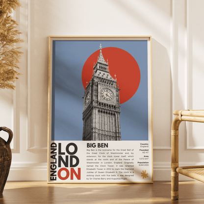 Big Ben Illustration Posters - 98typesLondon Illustrations