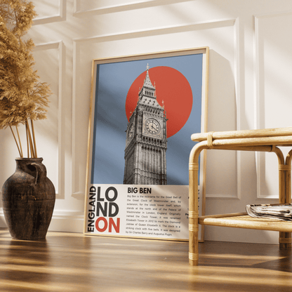 Big Ben Illustration Posters - 98typesLondon Illustrations