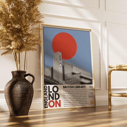 British Library Illustration Posters - 98typesLondon Illustrations