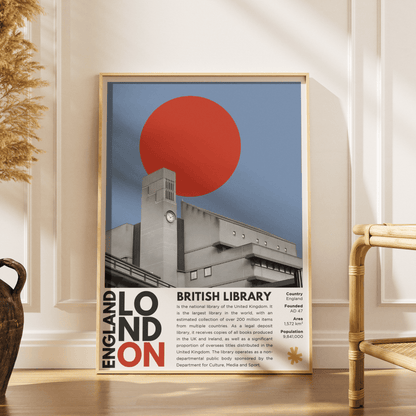 British Library Illustration Posters - 98typesLondon Illustrations