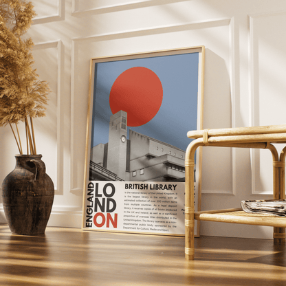 British Library Illustration Posters - 98typesLondon Illustrations