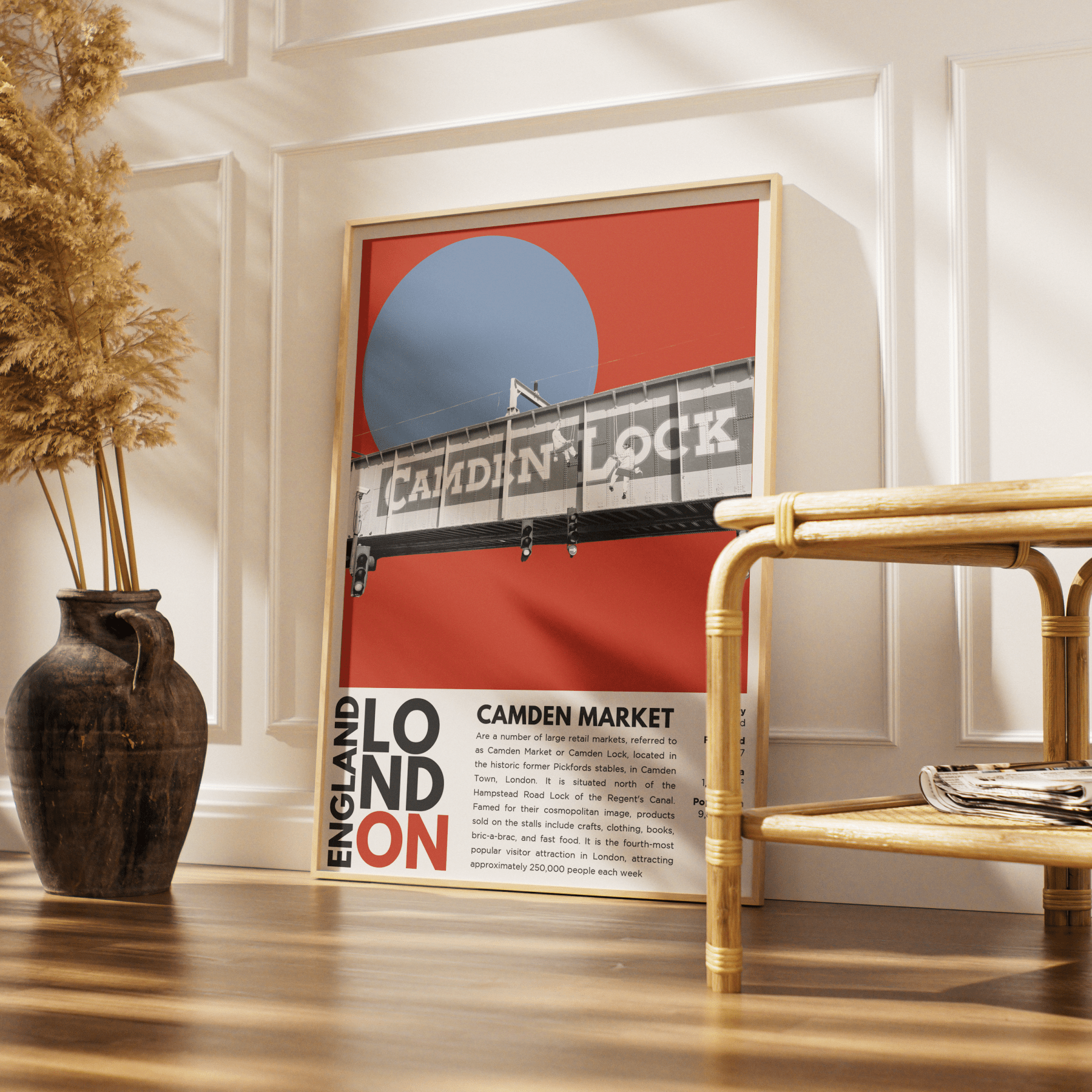 Camden Market Illustration Posters - 98typesLondon Illustrations