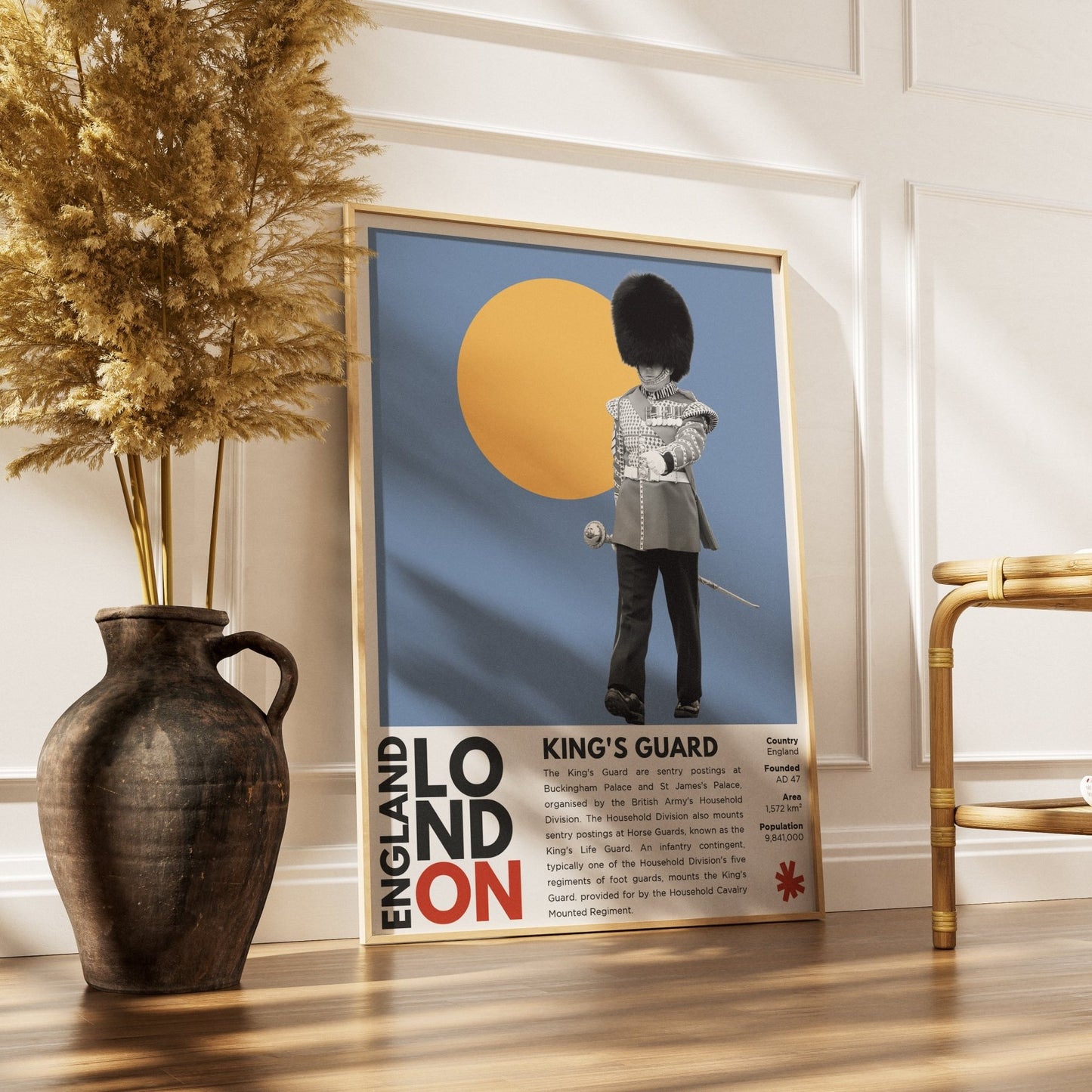 King's Guard Illustration Posters - 98typesLondon Illustrations