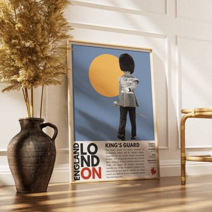 King's Guard Illustration Posters - 98typesLondon Illustrations