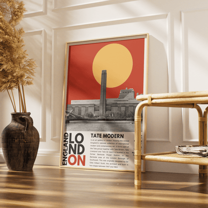 Tate Modern Illustration Poster - 98typesLondon Illustrations