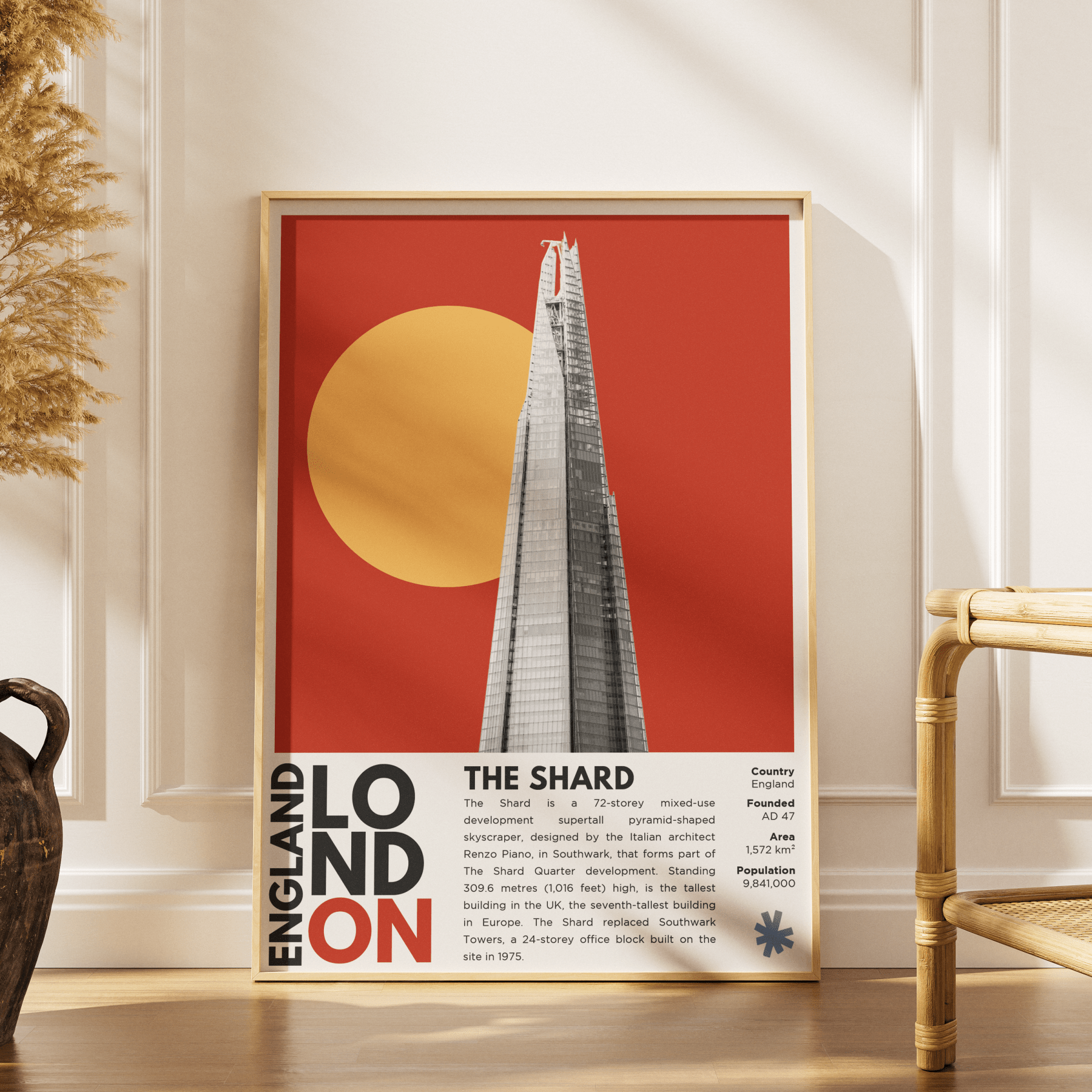 The Shard Illustration Posters - 98typesLondon Illustrations