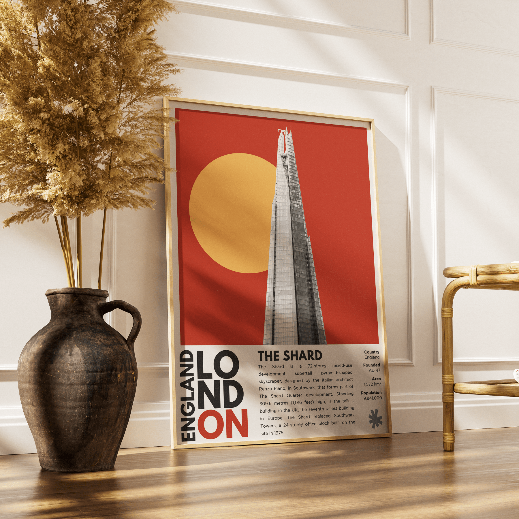The Shard Illustration Posters - 98typesLondon Illustrations