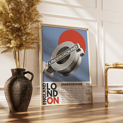 Underground Illustration Poster - 98typesLondon Illustrations