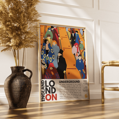 Underground Illustration Posters - 98typesLondon Illustrations