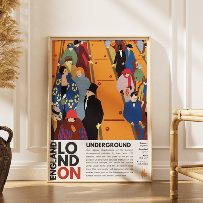 Underground Illustration Posters - 98typesLondon Illustrations