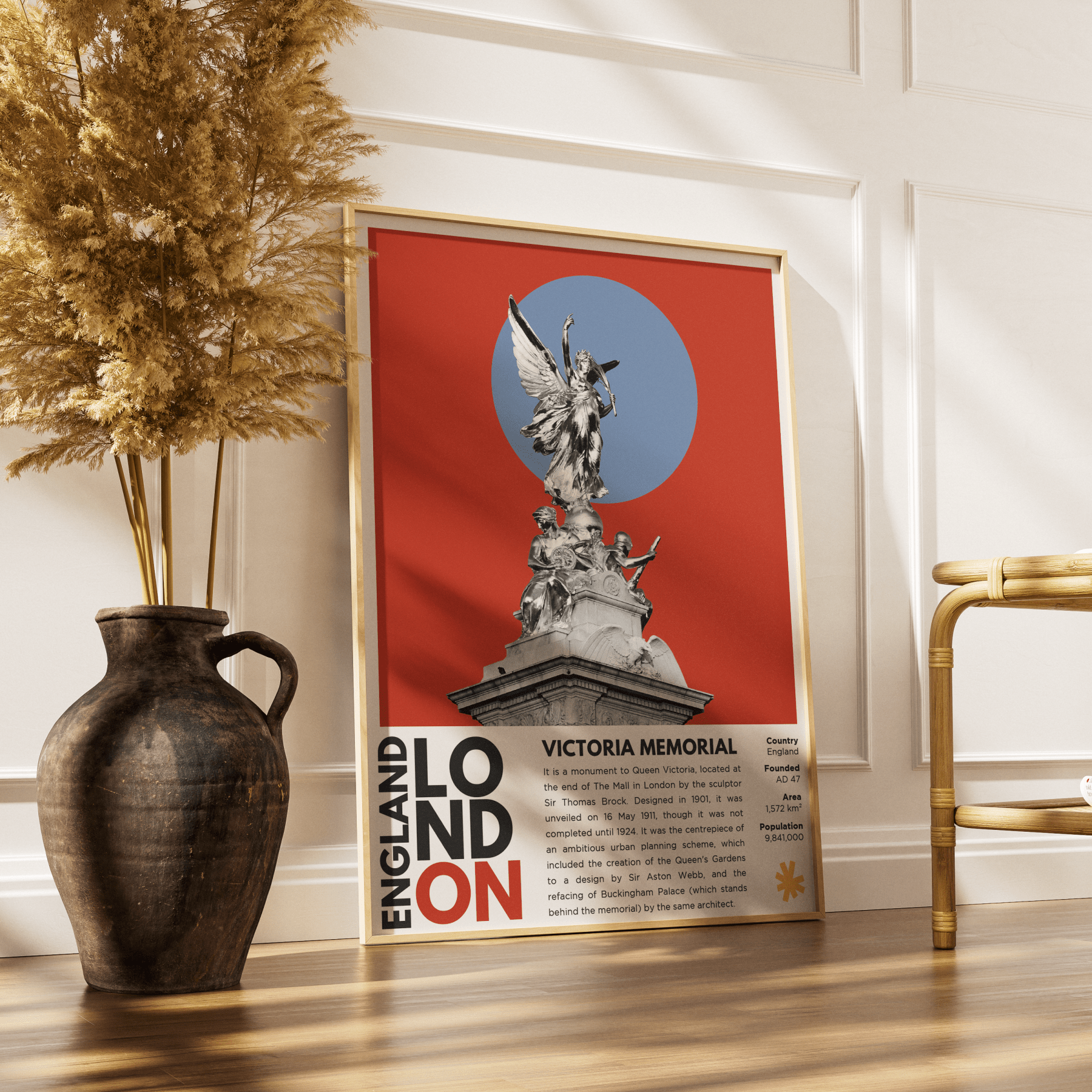 Victoria Memorial Illustration Posters - 98typesLondon Illustrations