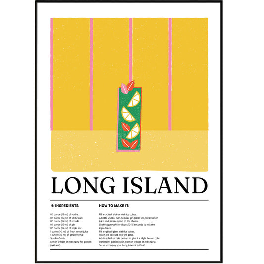 Long Island Cocktail Posters