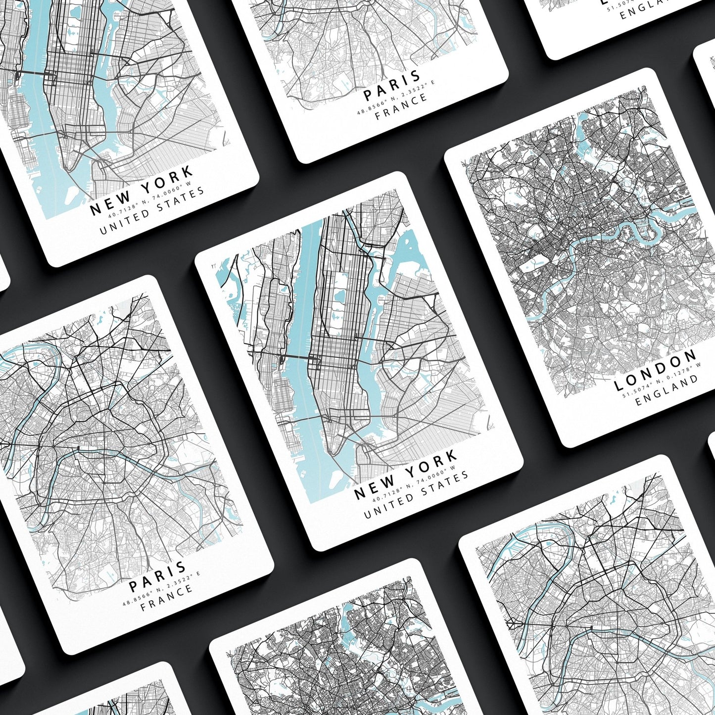 Where We Met Map | Custom Street Map Print - 98typesMAPS Art Prints