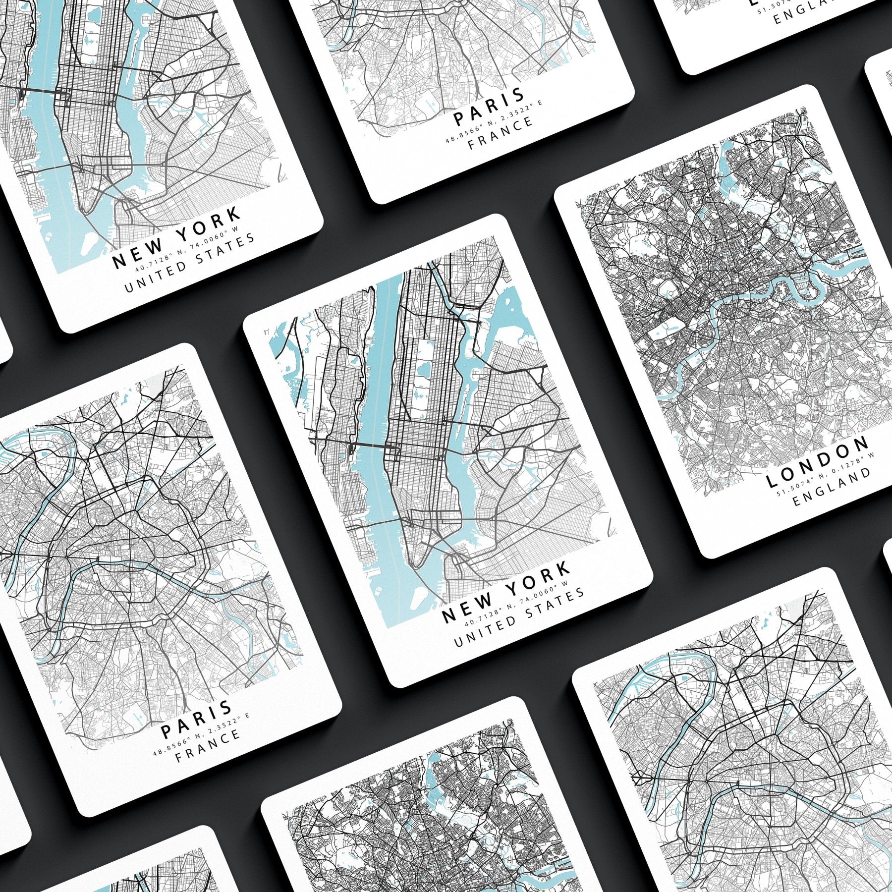 Where We Met Map | Custom Street Map Print - 98typesMAPS Art Prints