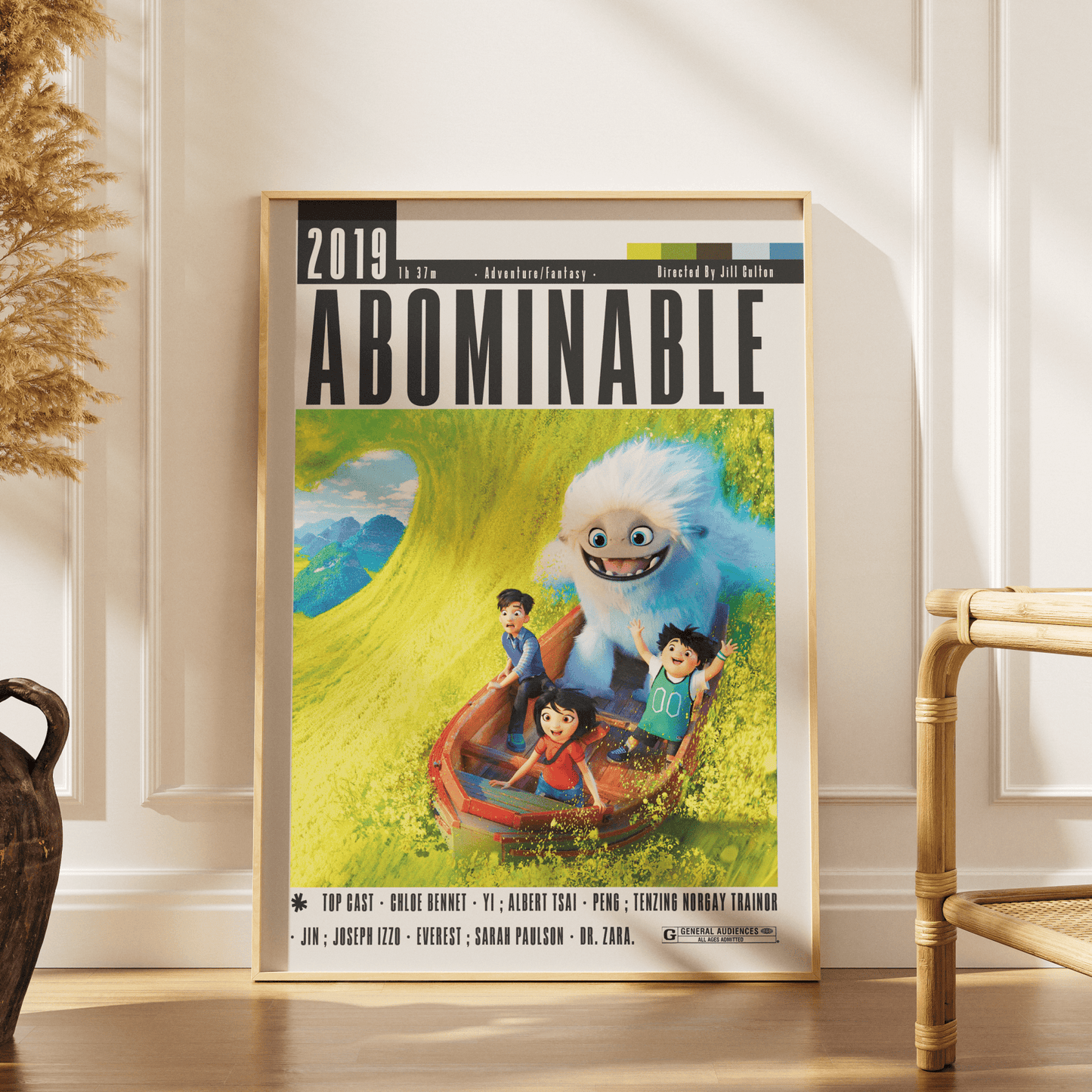 Abominable (2019) Movie Poster - 98 Types StudioModern Minimal Movies