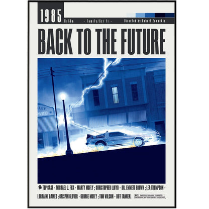 Back to the Future (1985) Movie Posters - 98 Types StudioModern Minimal Movies
