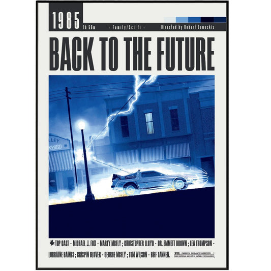 Back to the Future (1985) Movie Posters - 98 Types StudioModern Minimal Movies