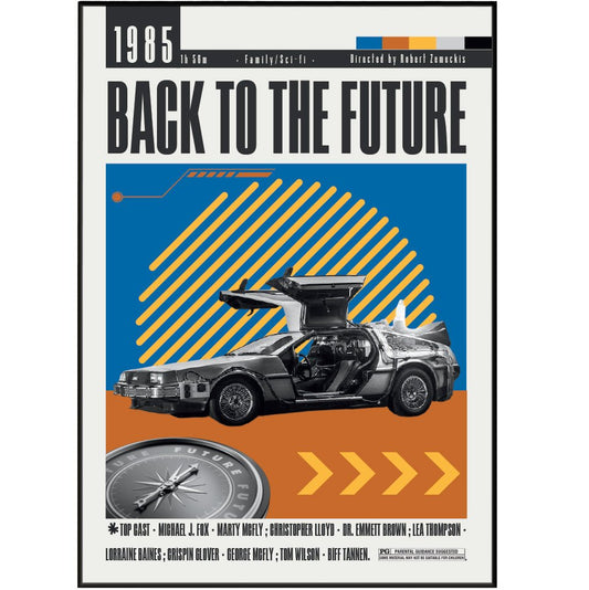 Back to the Future (1985) Movies Posters - 98 Types StudioModern Minimal Movies