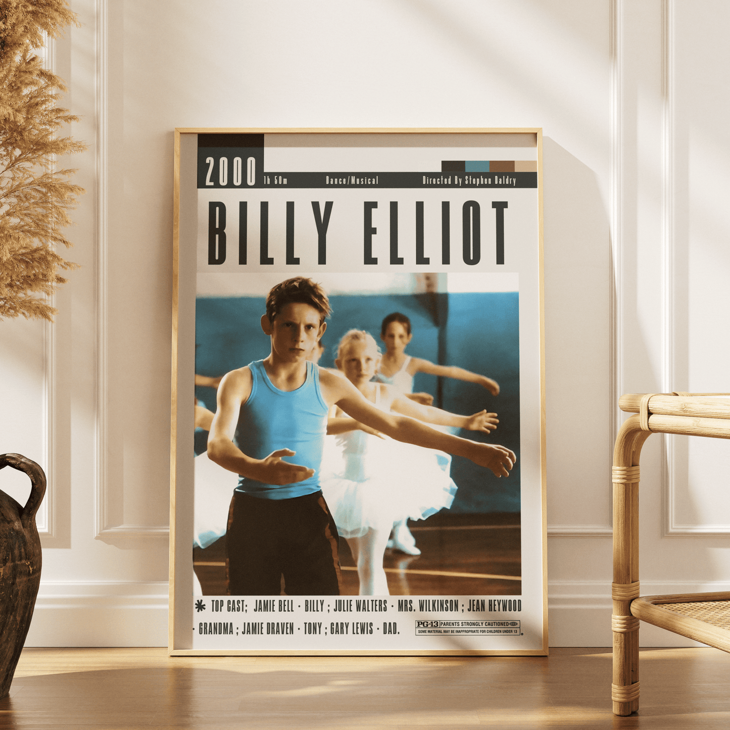 Billy Elliot (2000) Movie Poster - 98 Types StudioModern Minimal Movies