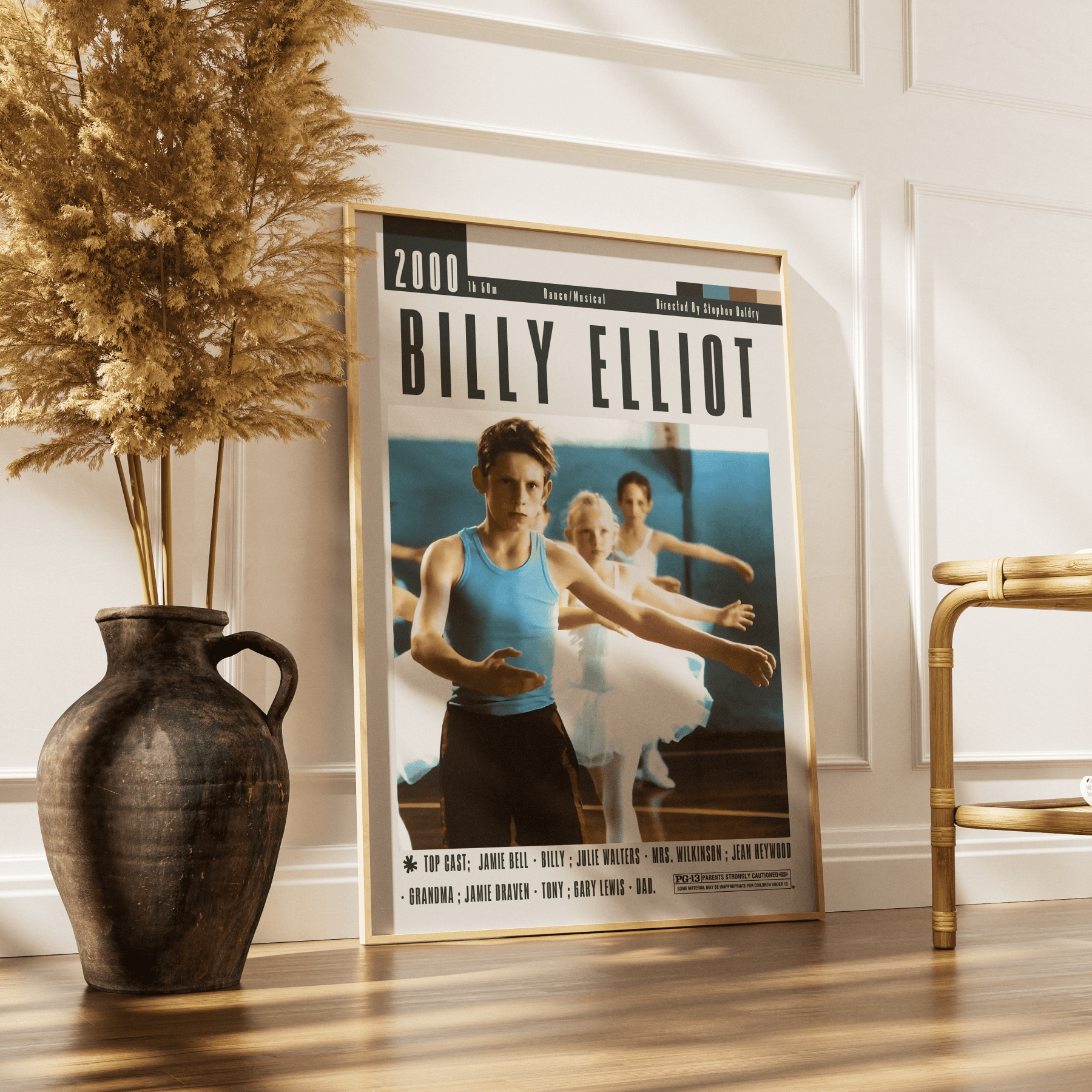 Billy Elliot (2000) Movie Poster - 98 Types StudioModern Minimal Movies