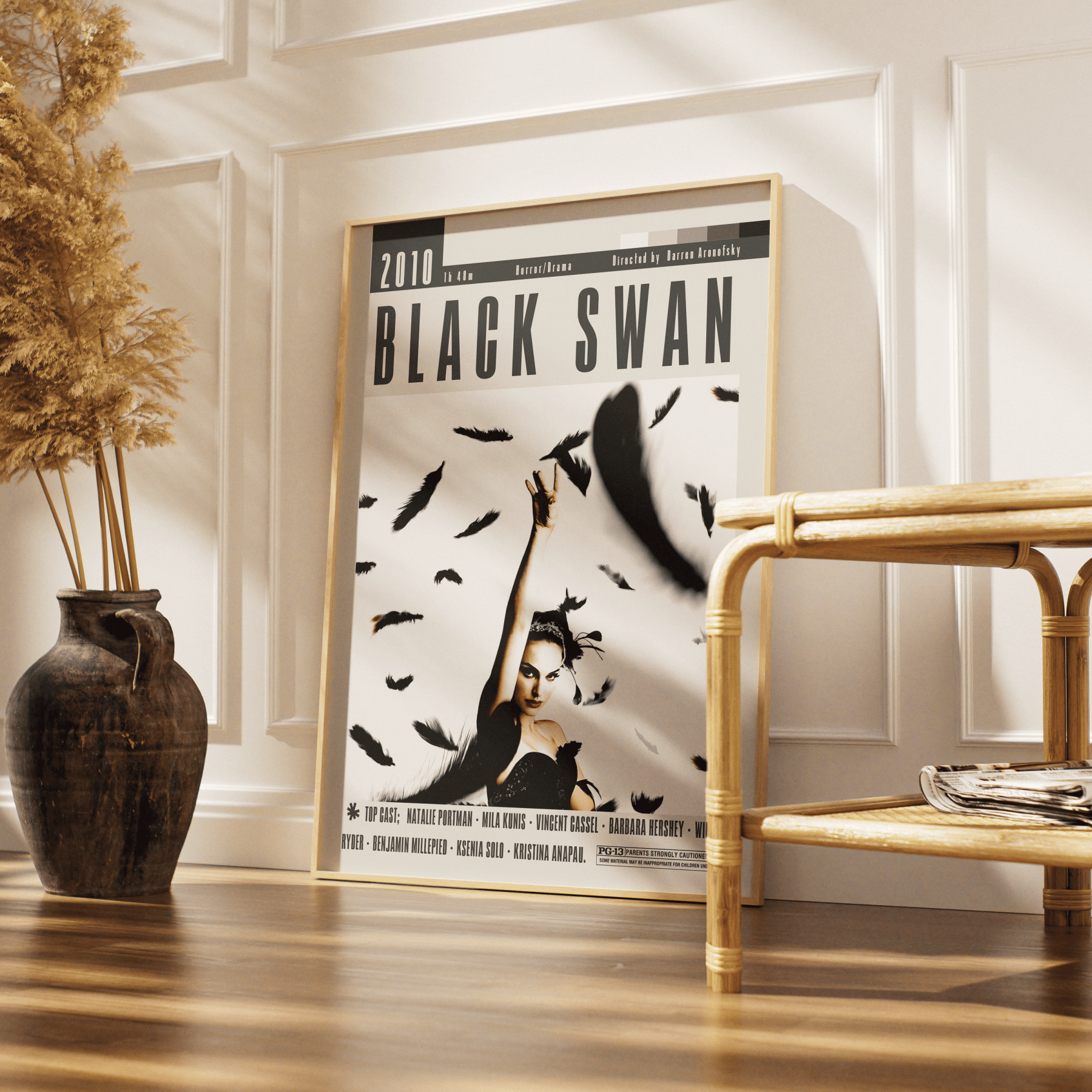 Black Swan (2010) Movie Poster - 98 Types StudioModern Minimal Movies