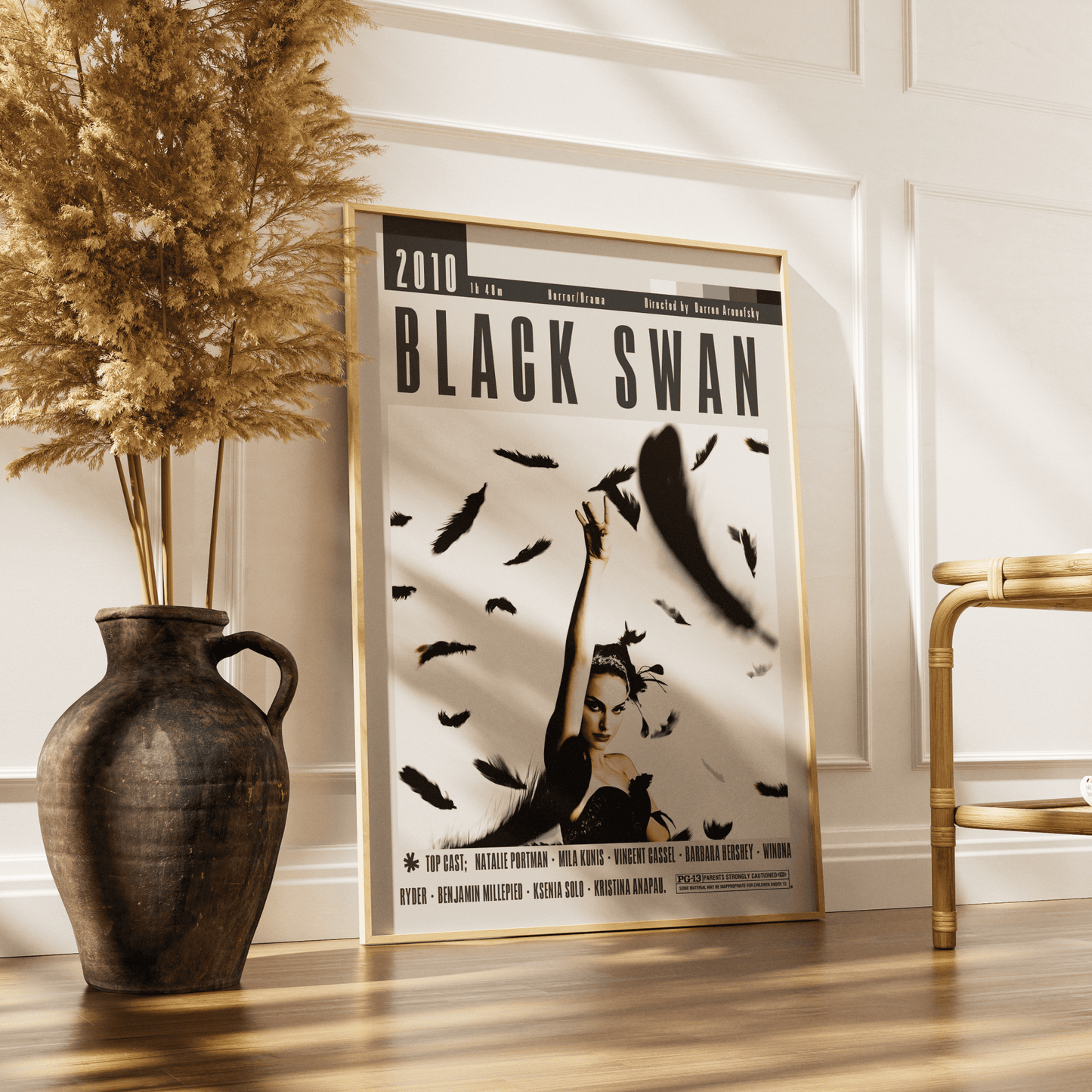 Black Swan (2010) Movie Poster - 98 Types StudioModern Minimal Movies