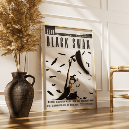Black Swan (2010) Movie Poster - 98 Types StudioModern Minimal Movies