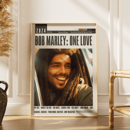 Bob Marley: One Love (2024) Movie Poster - 98 Types StudioModern Minimal Movies