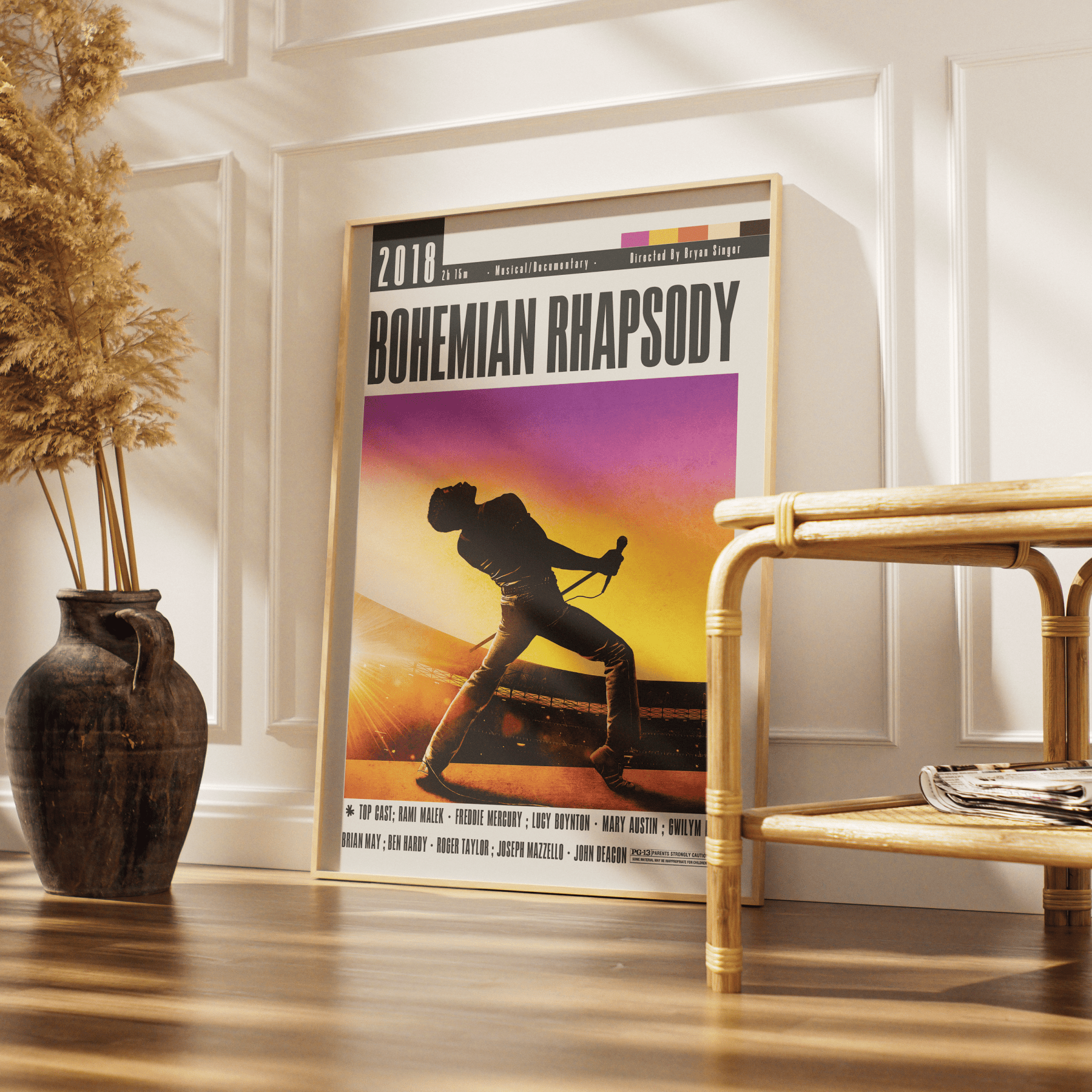 Bohemian Rhapsody (2018) Movies Poster - 98 Types StudioModern Minimal Movies