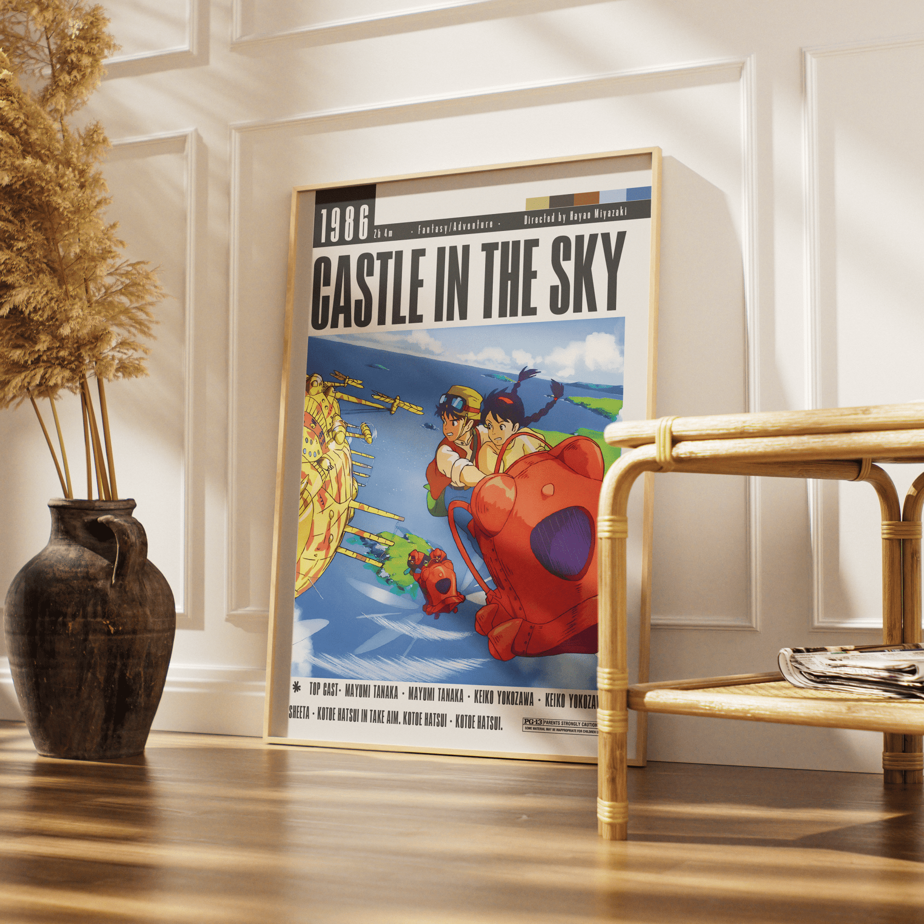 Castle in the Sky (1986) Movie Posters - 98 Types StudioModern Minimal Movies