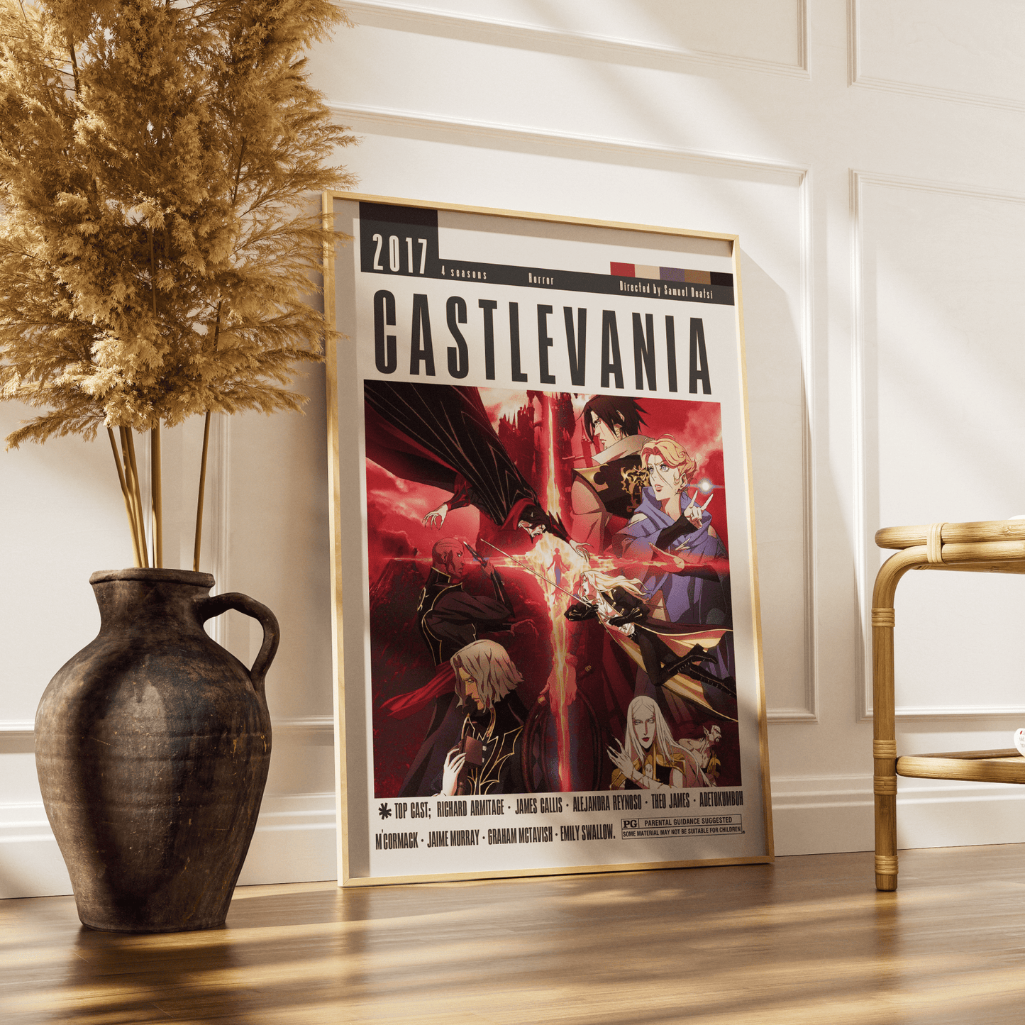 Castlevania (Netflix Series) Poster - 98 Types StudioModern Minimal Movies