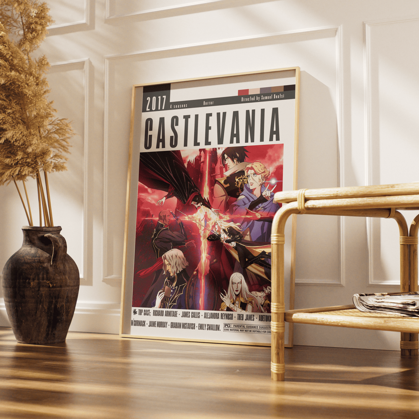 Castlevania (Netflix Series) Poster - 98 Types StudioModern Minimal Movies