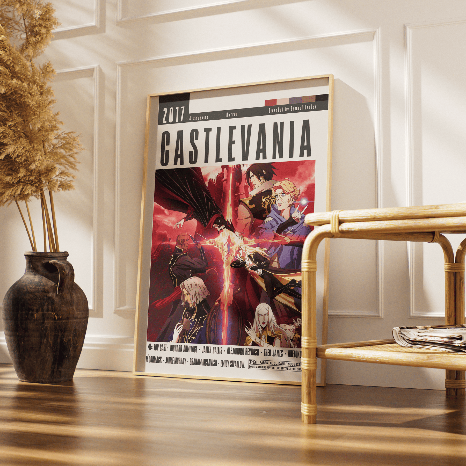 Castlevania (Netflix Series) Poster - 98 Types StudioModern Minimal Movies