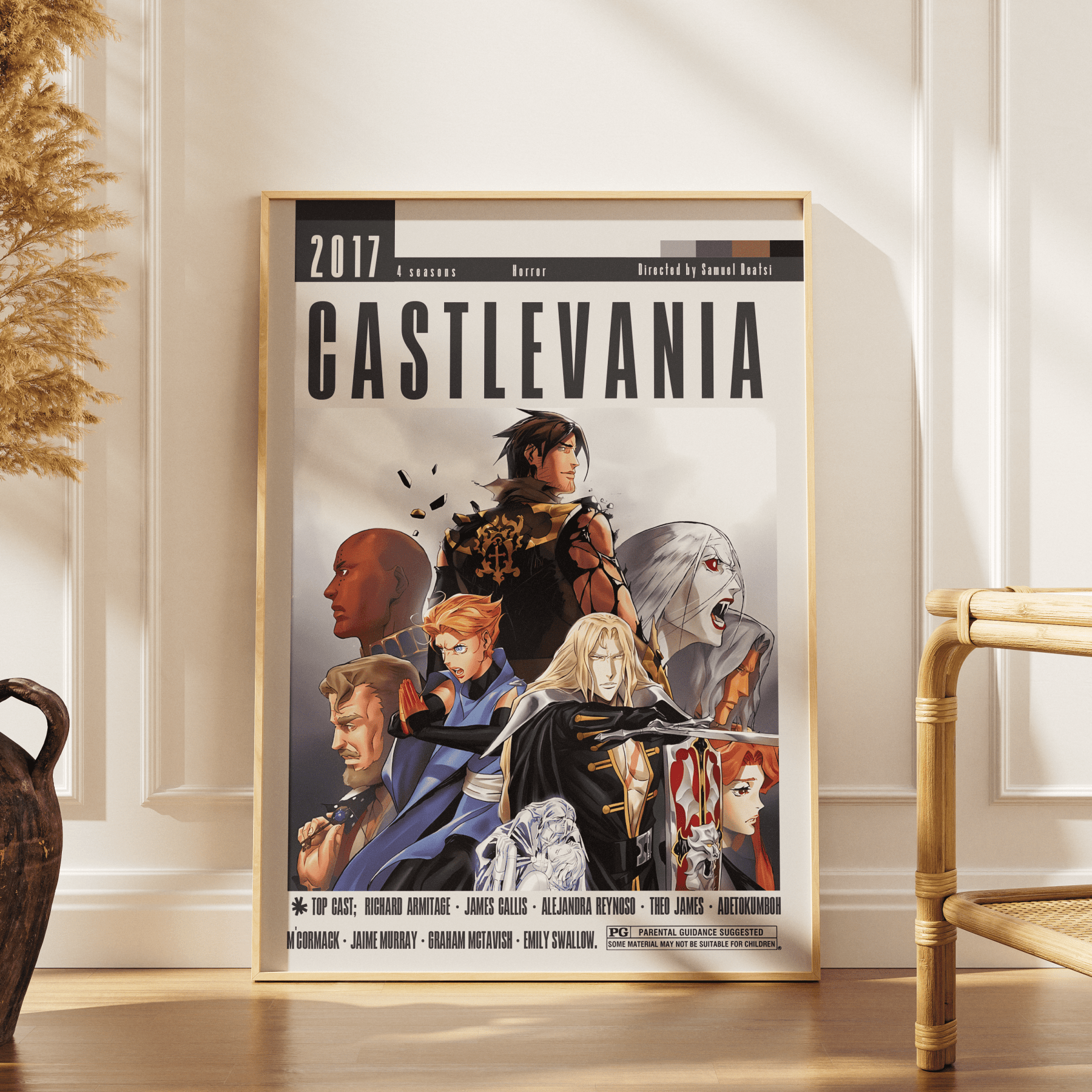 Castlevania (Netflix Series) Posters - 98 Types StudioModern Minimal Movies